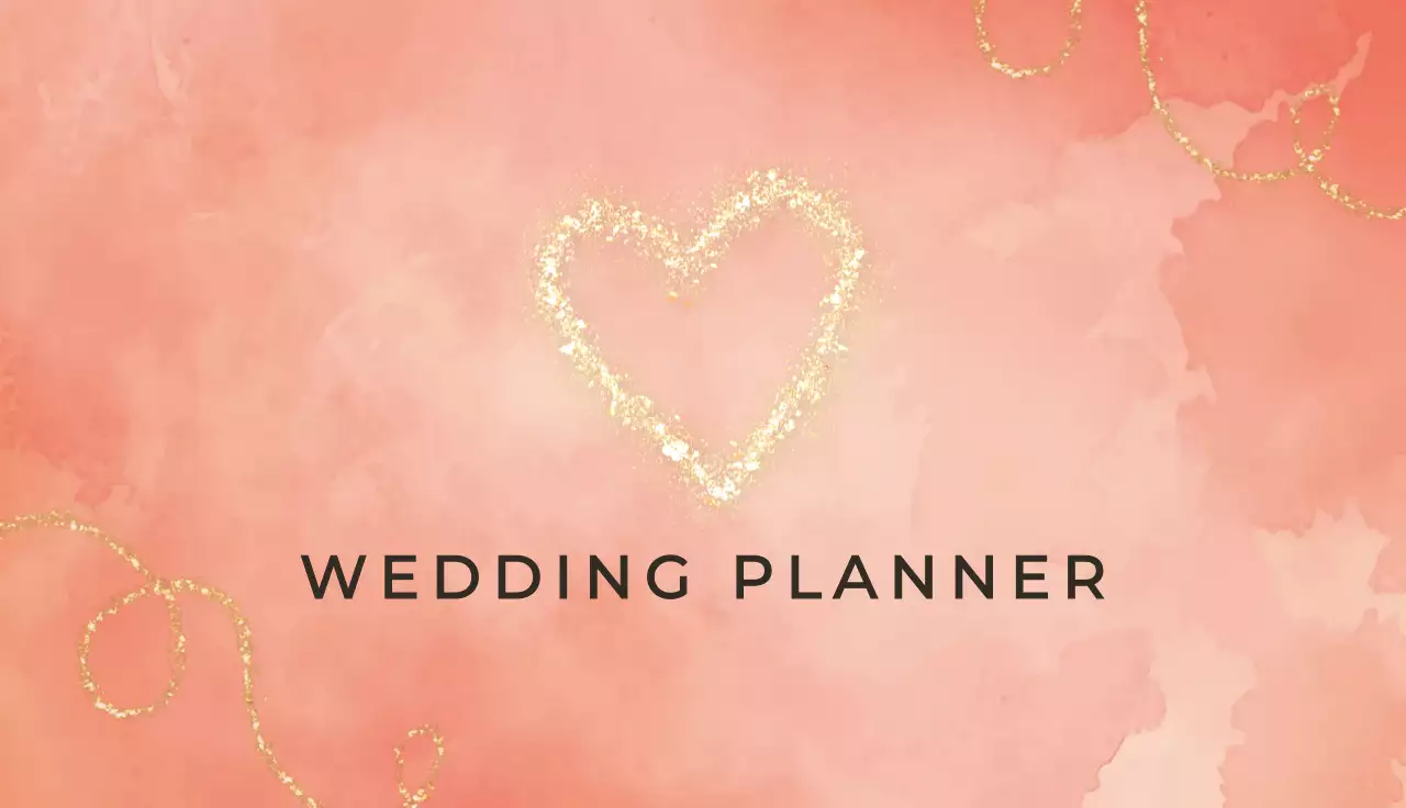 Beige Minimalist Wedding Business Card