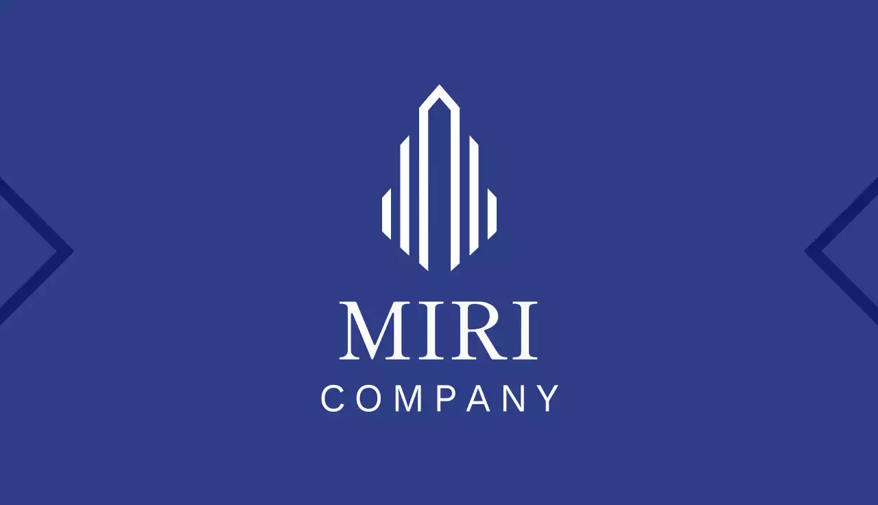 Blue Modern Business Card