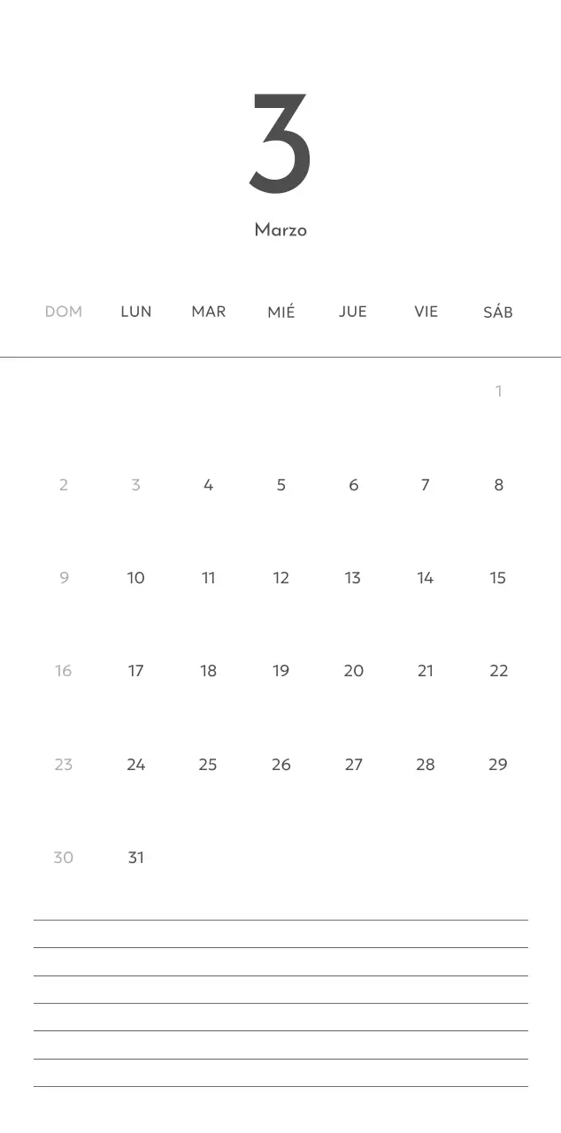 Un calendario fotográfico con un toque limpio y urbano