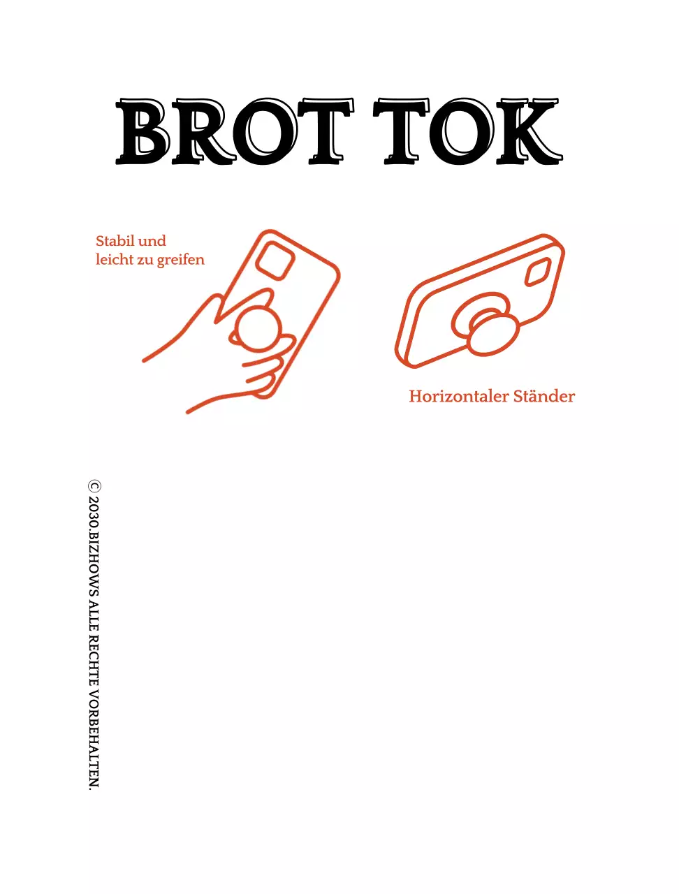 Bäckerei Ticketförmige Waren SmartTalk-Waren