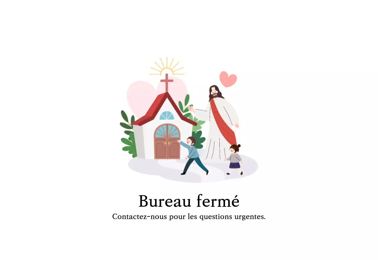 Des églises aux couleurs chaudes et des illustrations mignonnes