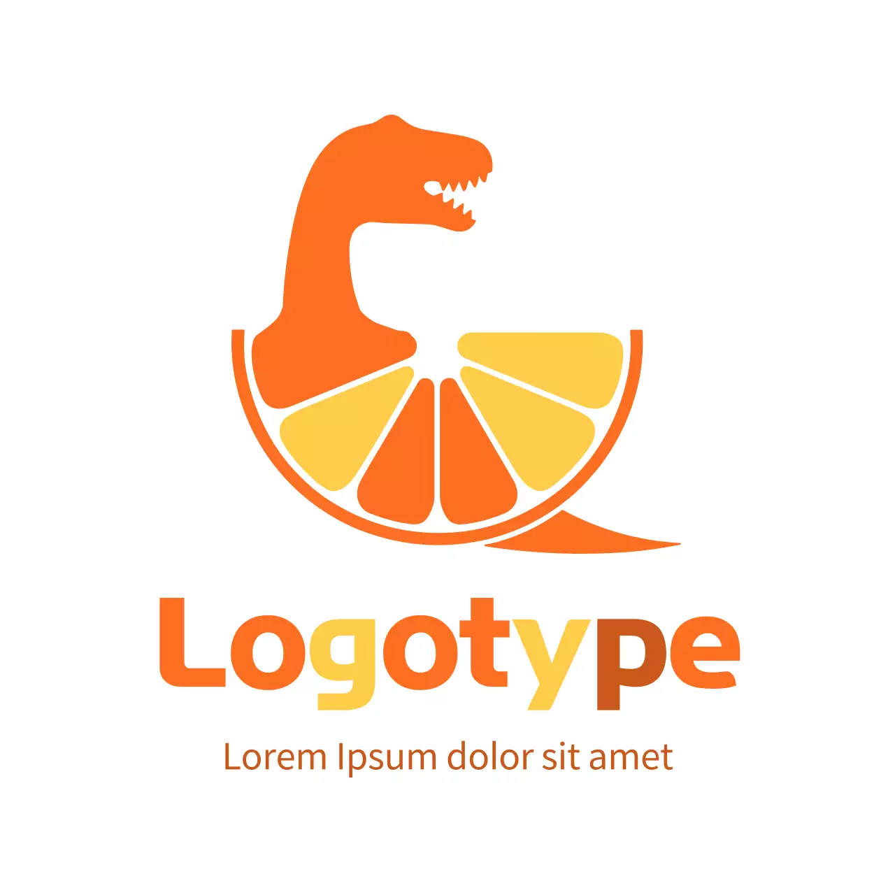 Orange Creative Design Logo