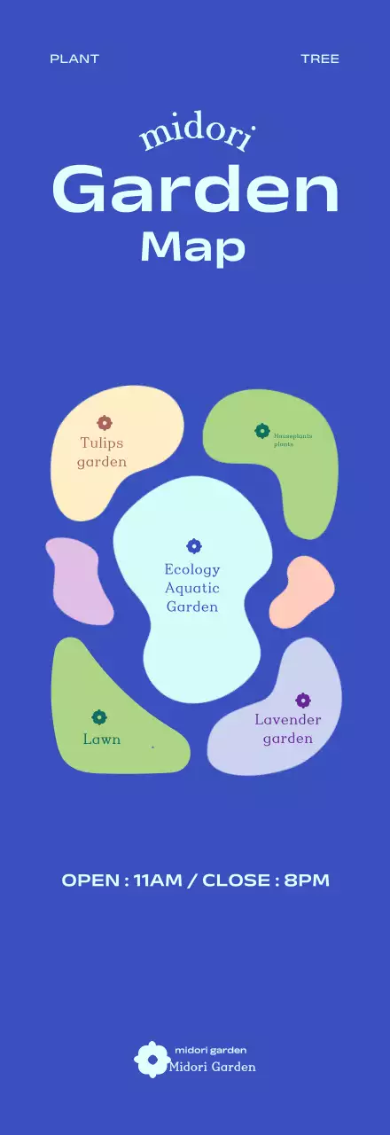 A ballpoint pen merchandise backdrop of an eco-friendly plant garden