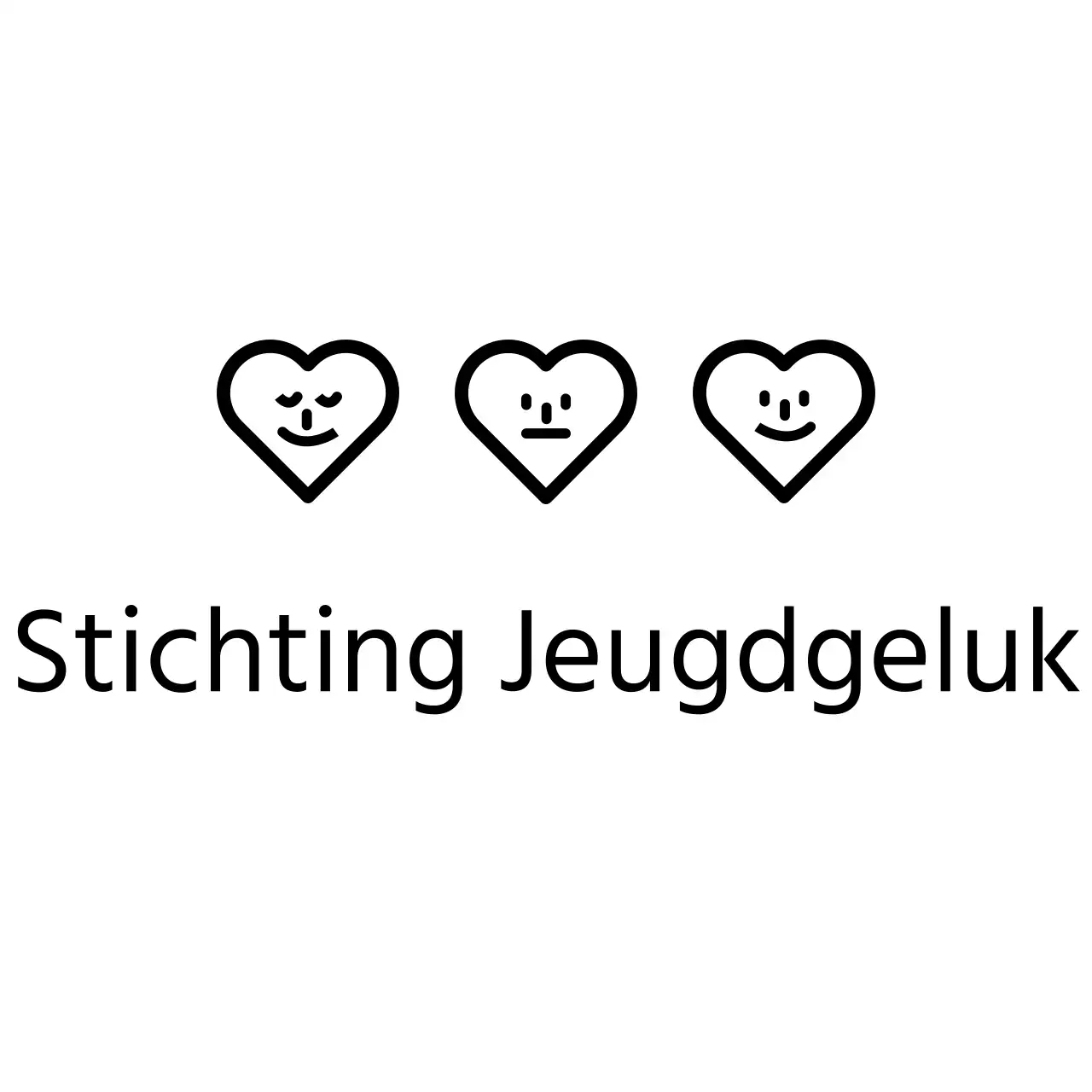 Zwart eenvoudig logo visitekaartje