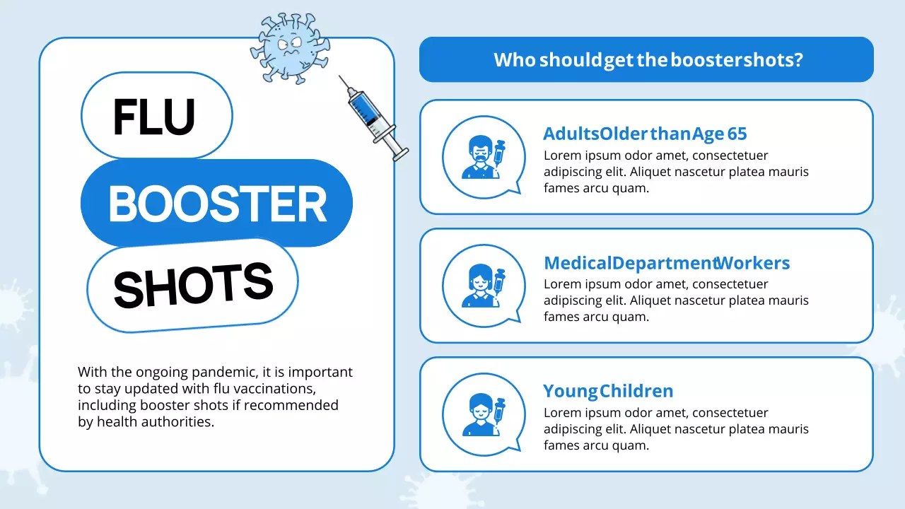Blue Simple Healthcare Guideline Presentation