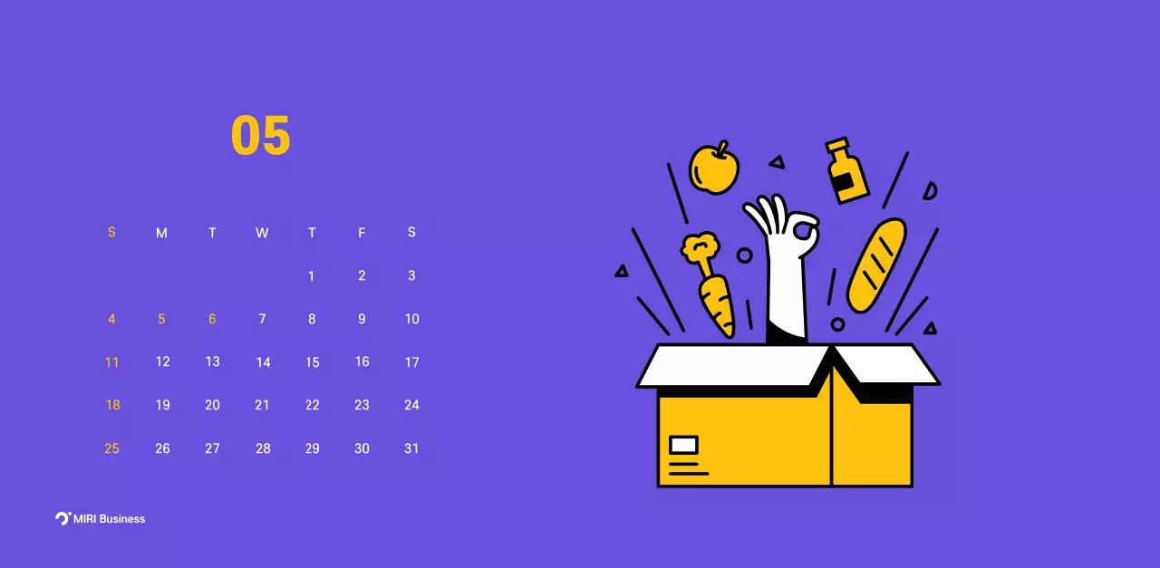 Clean line illustration on a purple background