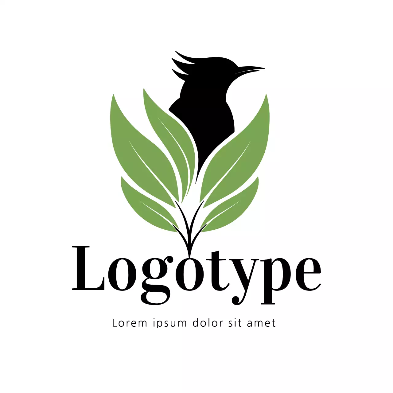 Green Minimal Nature Logo