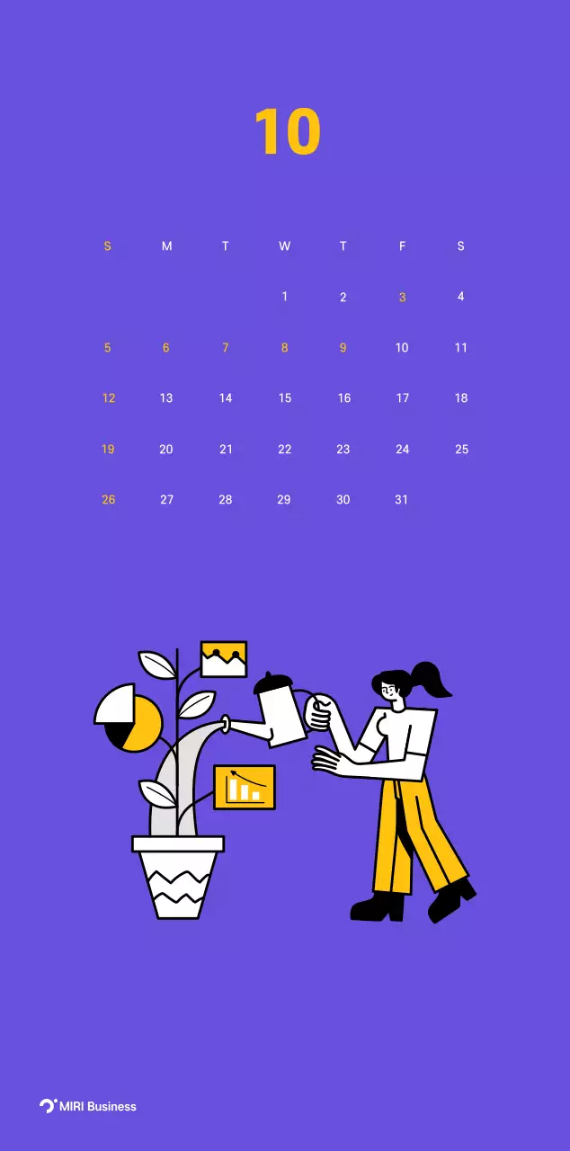 Clean line illustration on a purple background