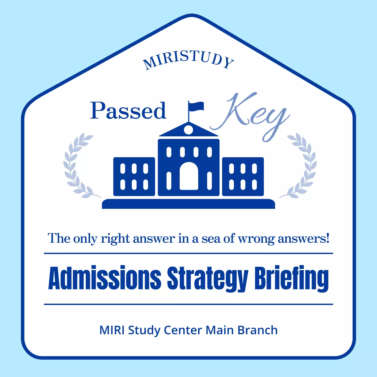 Blue Minimal Admissions Promotion Instagram Carousel