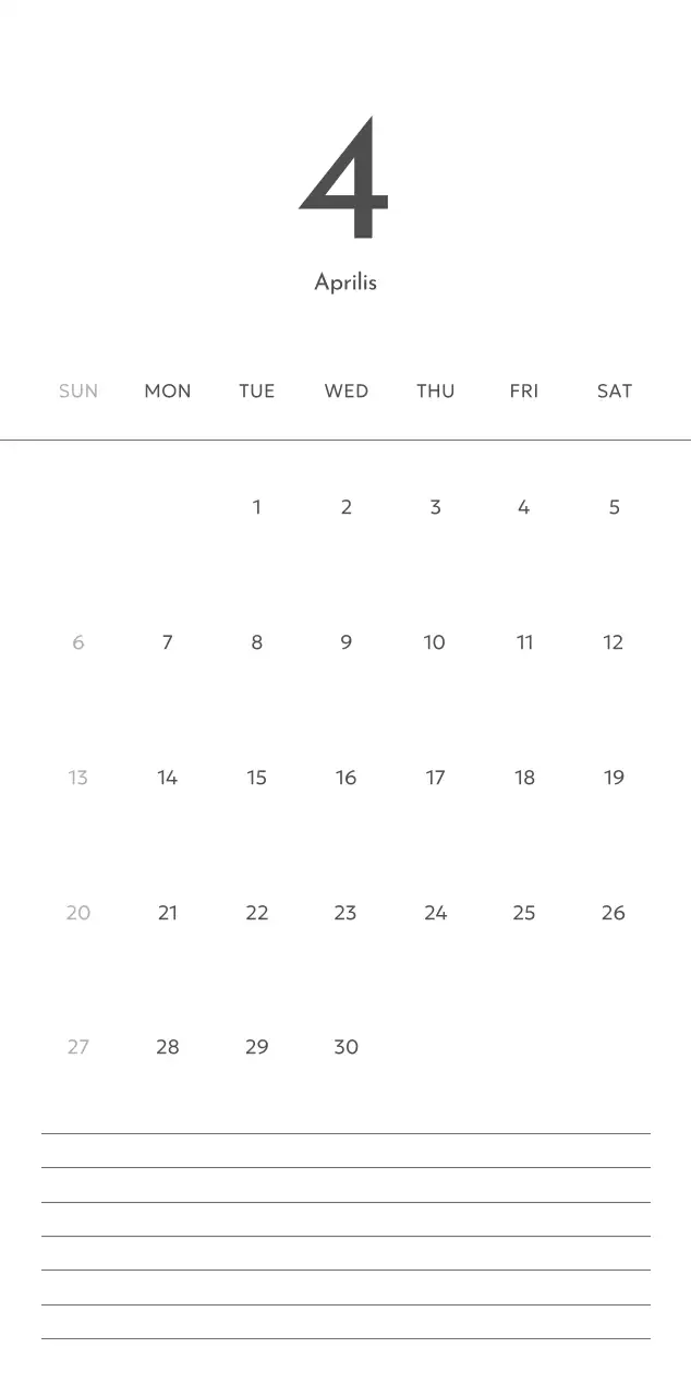 A photo calendar with a clean, urban look