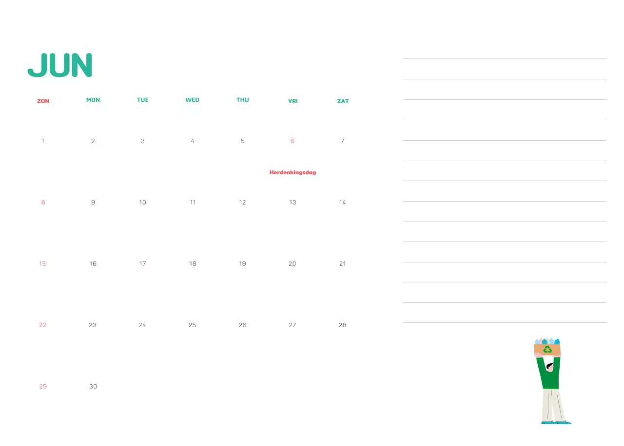 Een sociale stichting die de feestdagen viert met kleurrijke illustraties van mensen en de planeet.