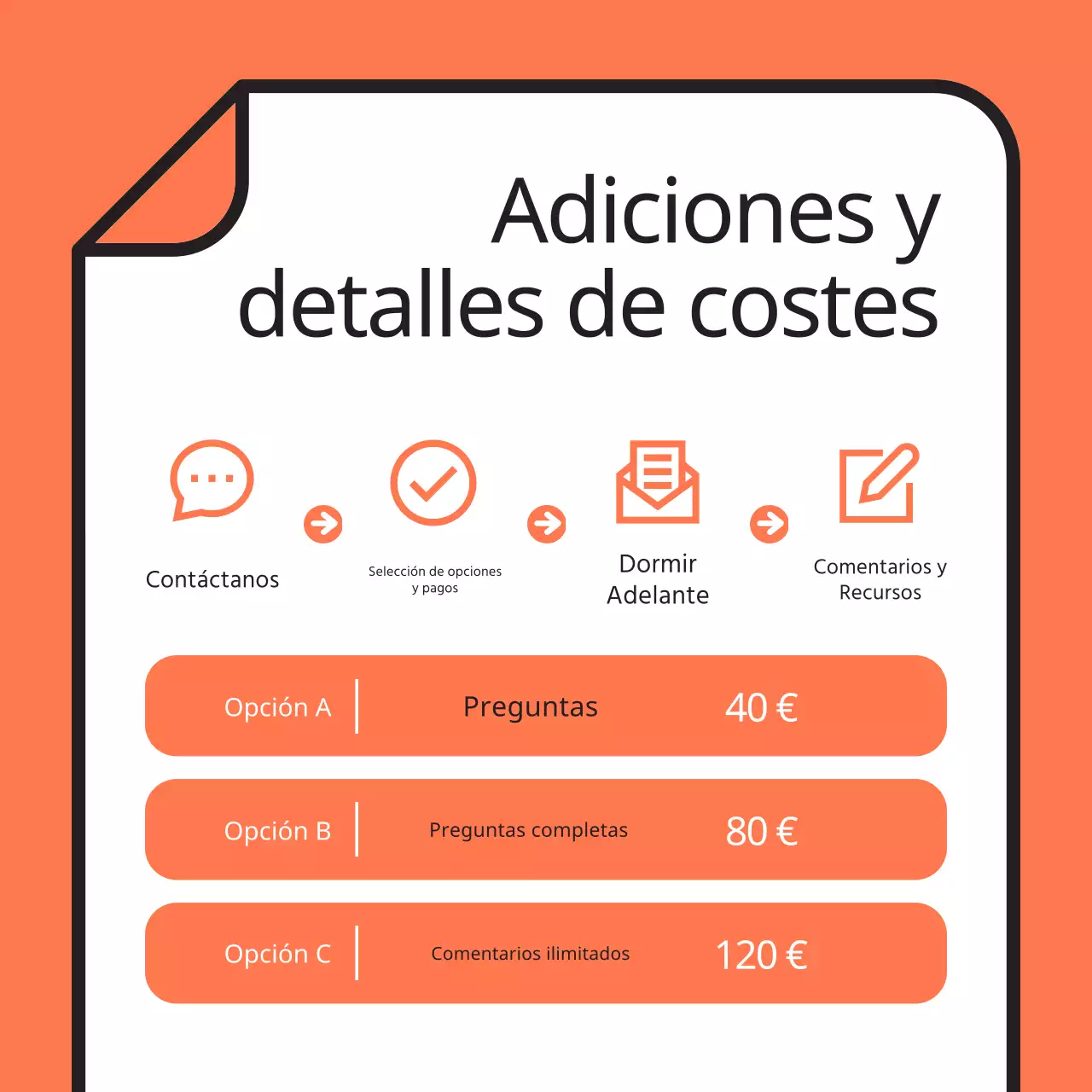 Promueva una sencilla sesión de tutoría en naranja y azul claro