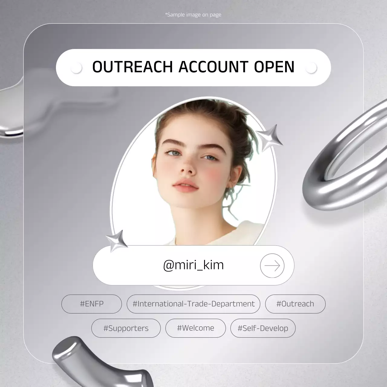 Grey Modern Outreach Announcement Social Media Post