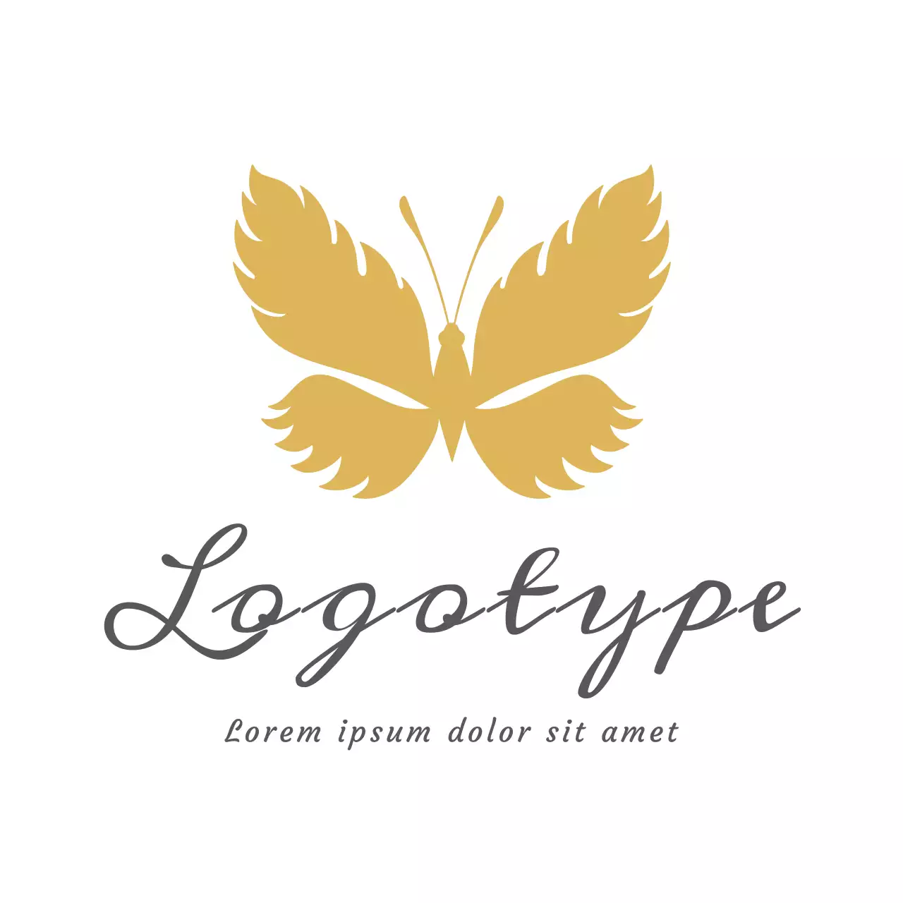 Gold Elegant Design Logo