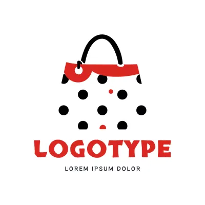 Red Minimal Fashion Logo