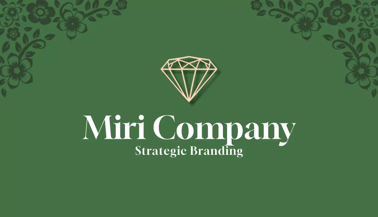 Brown Elegant Business Card