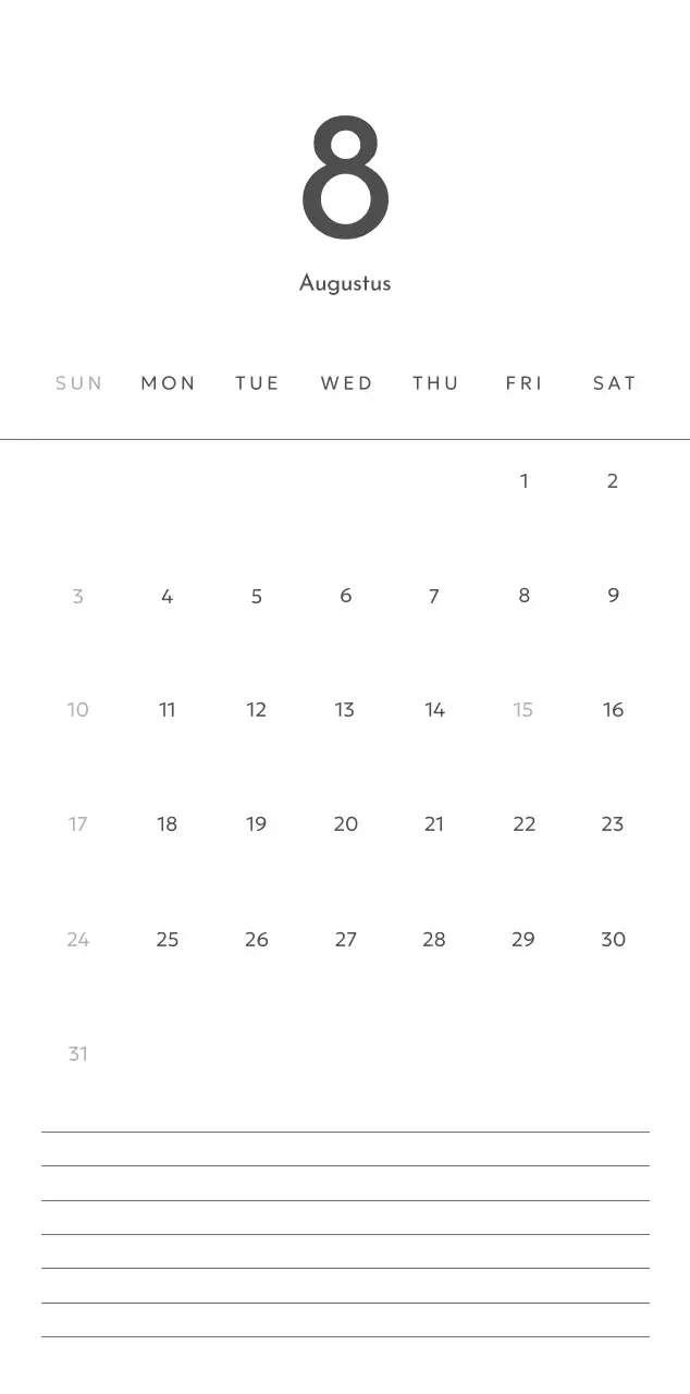 A photo calendar with a clean, urban look