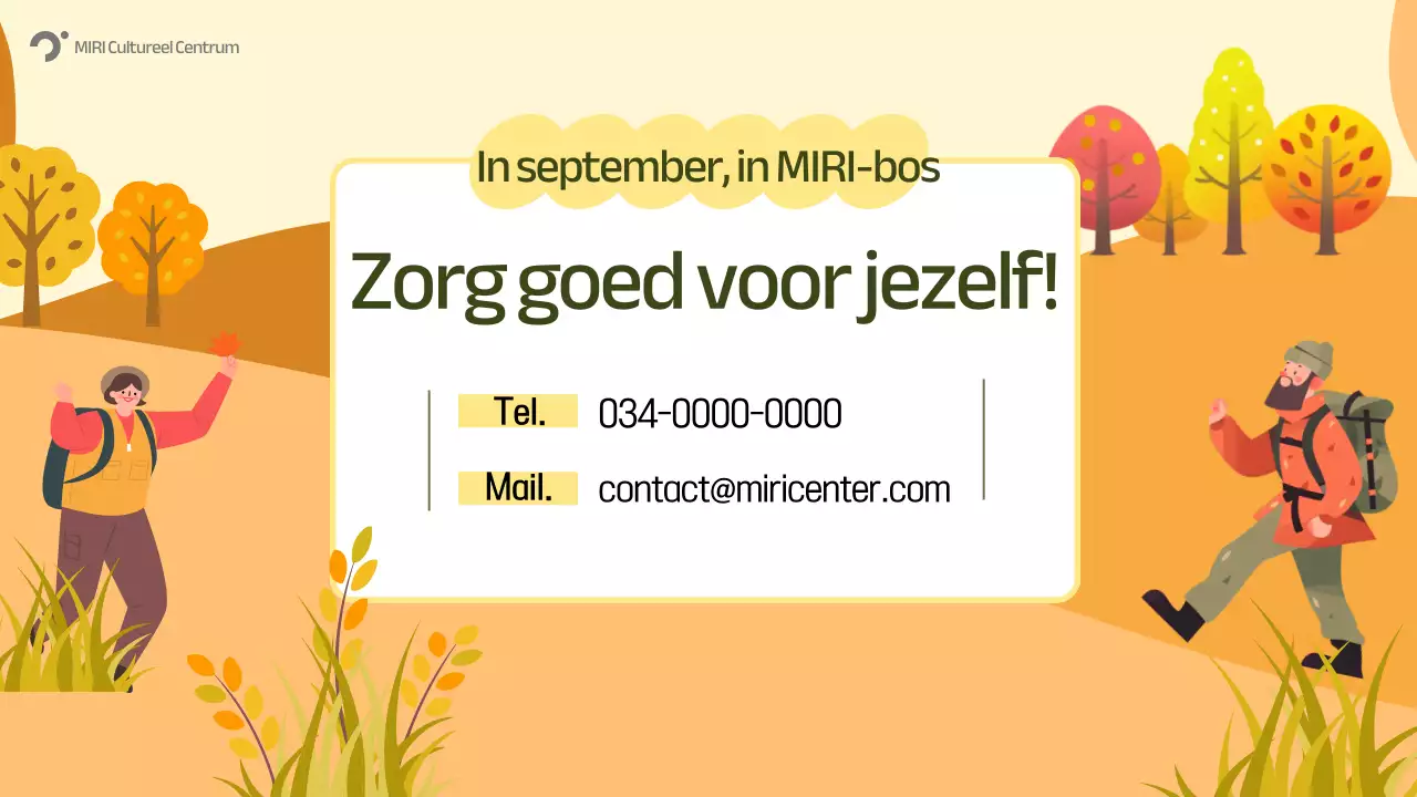 Oranje Natuur Herfst Evenementengids