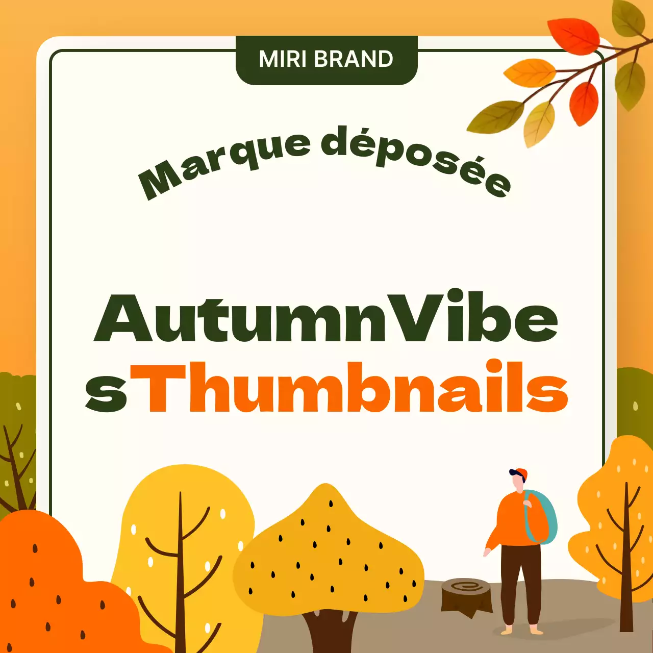 Promotion orange d'automne