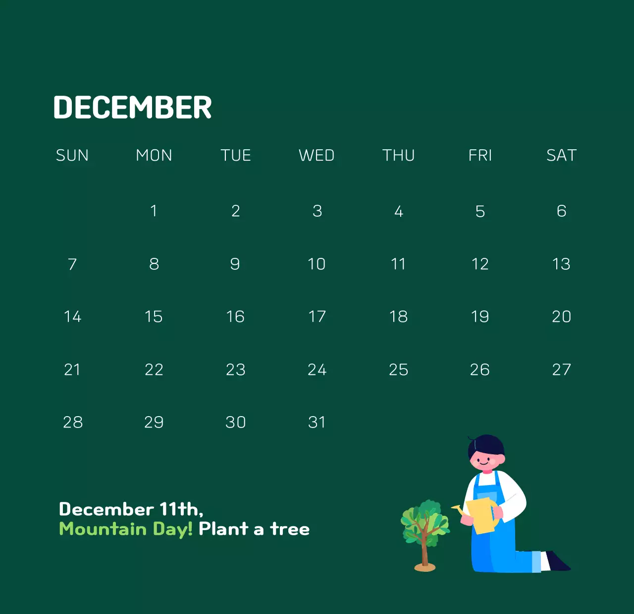 Nền tảng xã hội kỷ niệm những ngày nghỉ cuối năm, năm mới với hình ảnh minh họa, màu sắc về con người và trái đất bảo vệ môi trường tự nhiên.