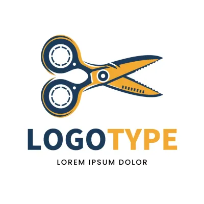 Navy Minimal Design Logo