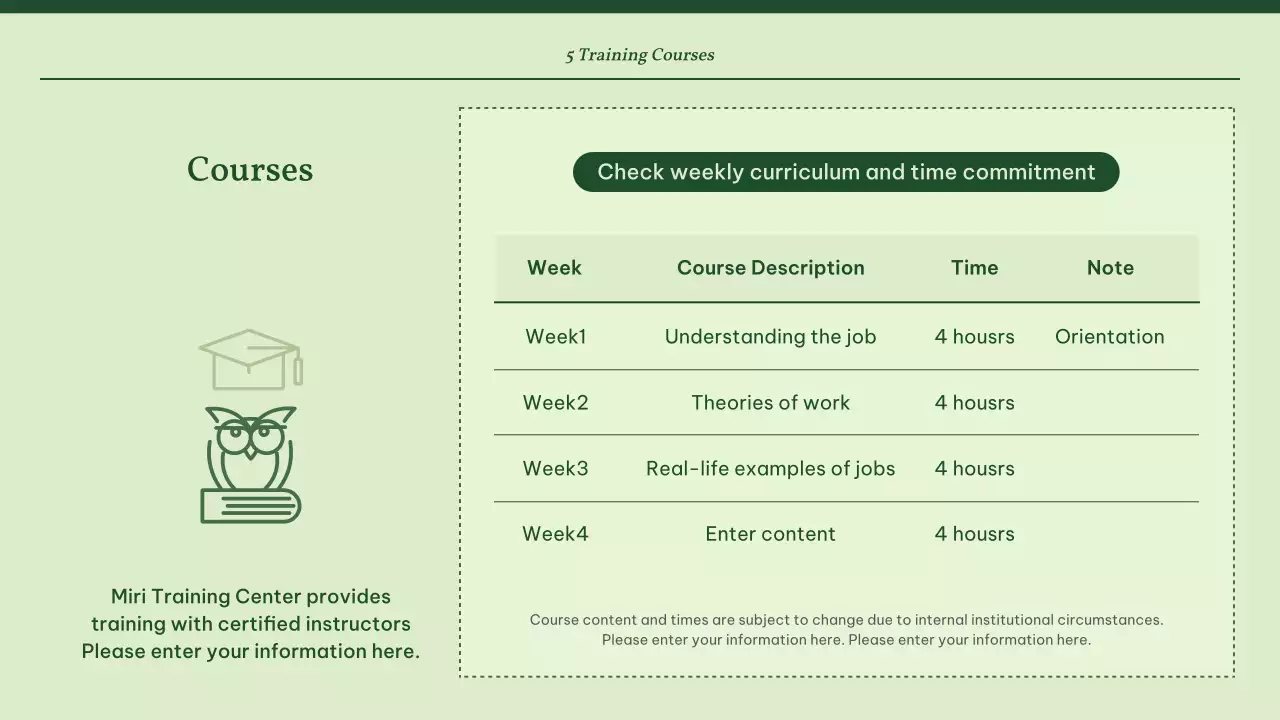 Green Professional Counselor Training Announcement Presentation