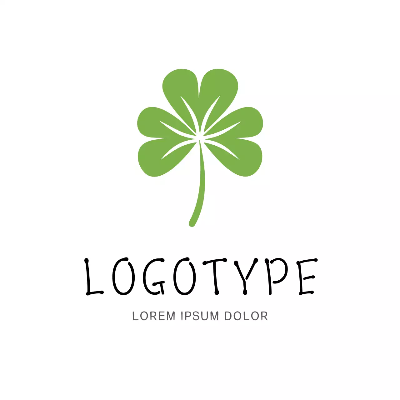 Green Minimal Design Logo
