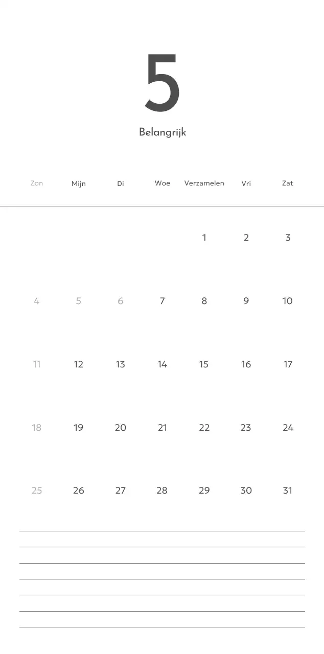 Een fotokalender met een strakke, stedelijke uitstraling