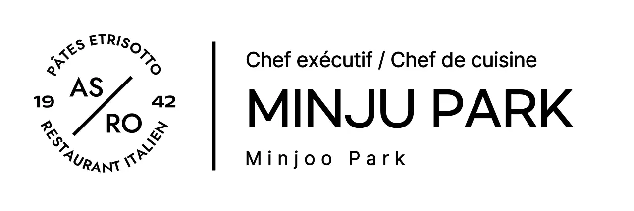 Badge de restaurant italien avec une touche de modernité