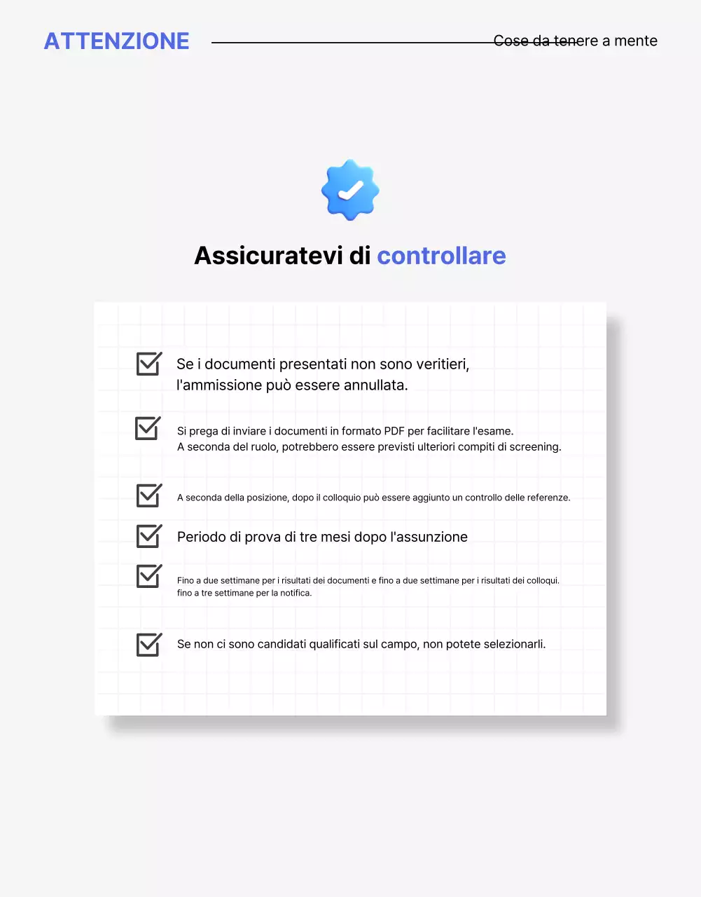 Una lettera di presentazione dell'annuncio di lavoro aziendale pulita, blu e gialla