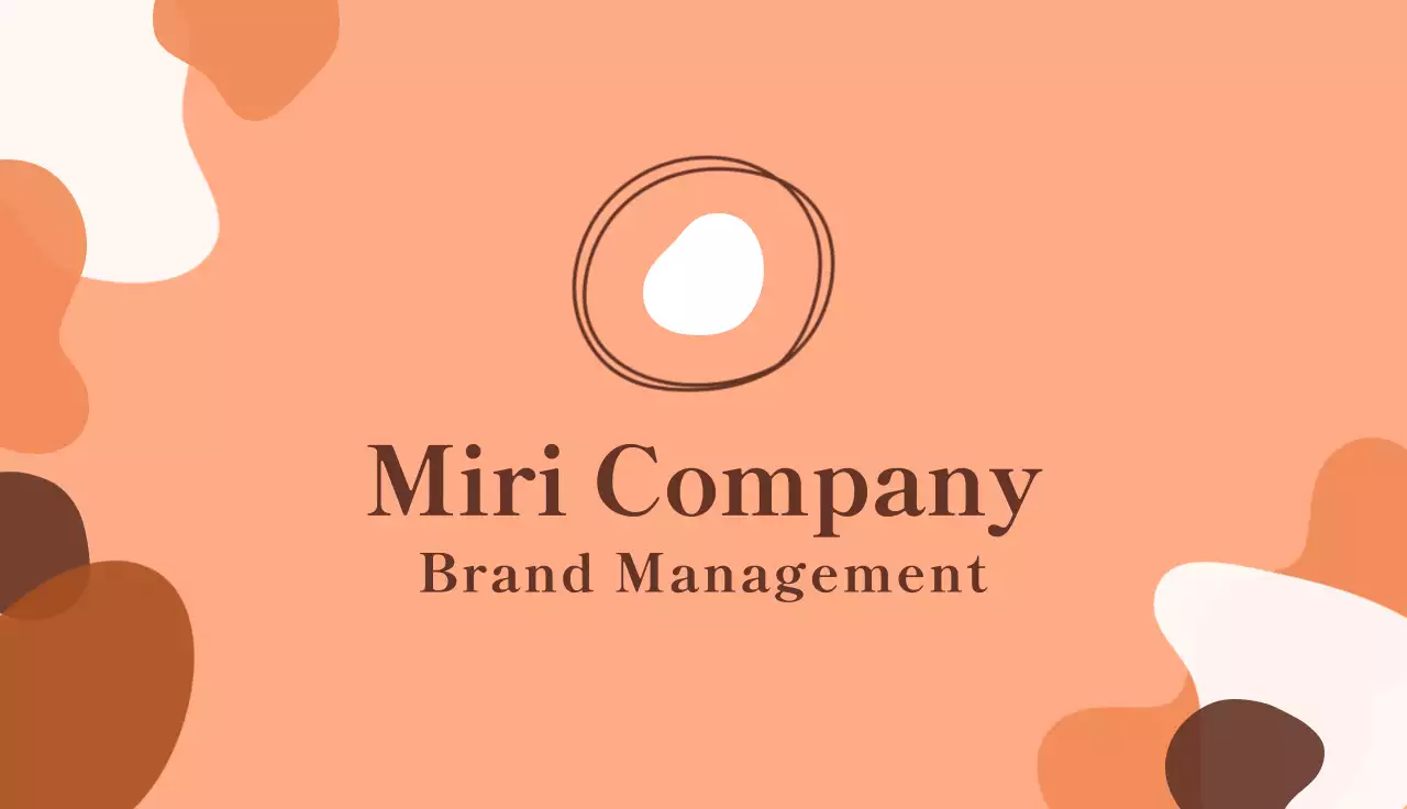 Brown Minimal Business Card