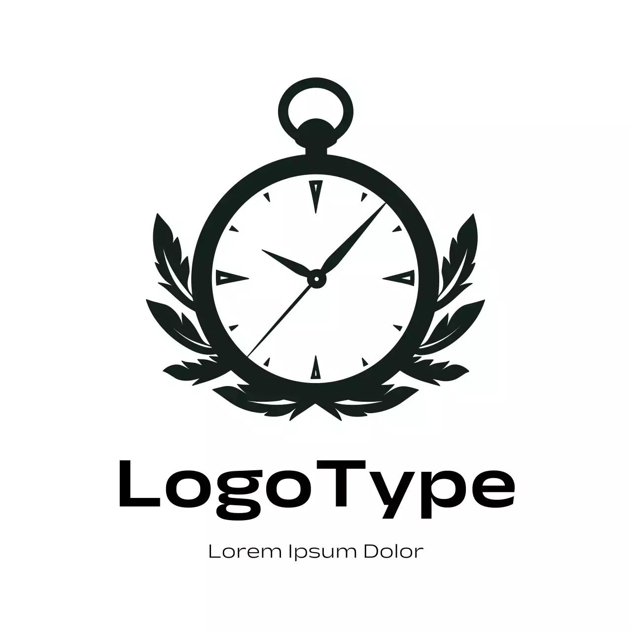 Black Vintage Design Logo