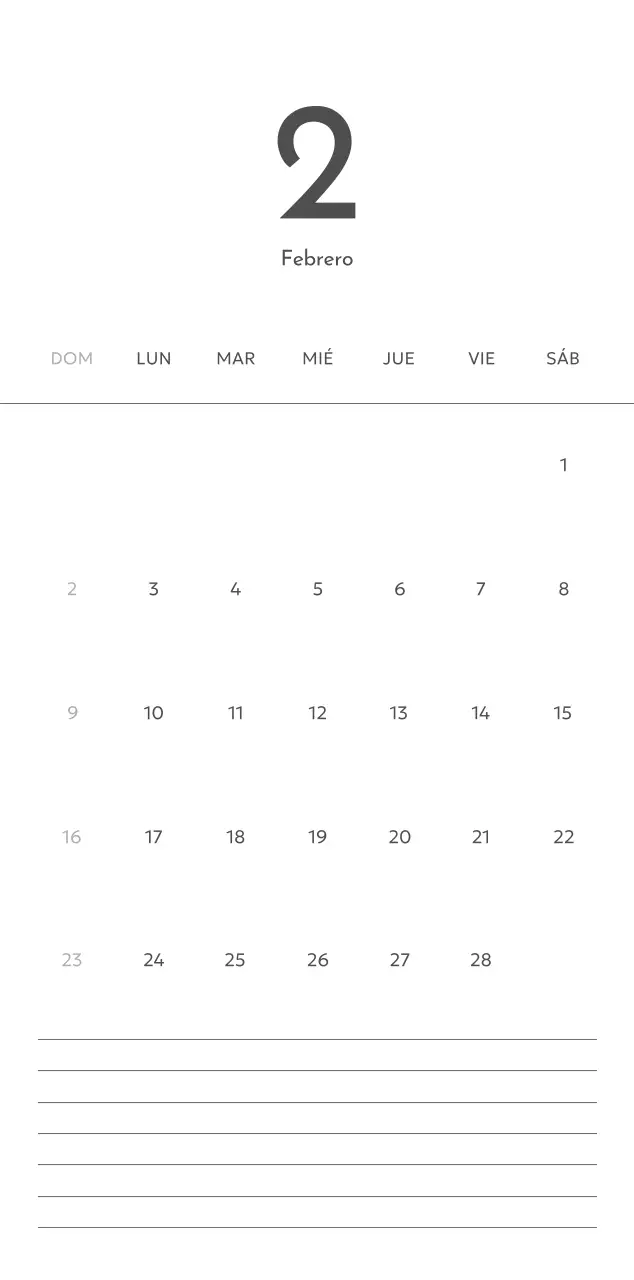 Un calendario fotográfico con un toque limpio y urbano