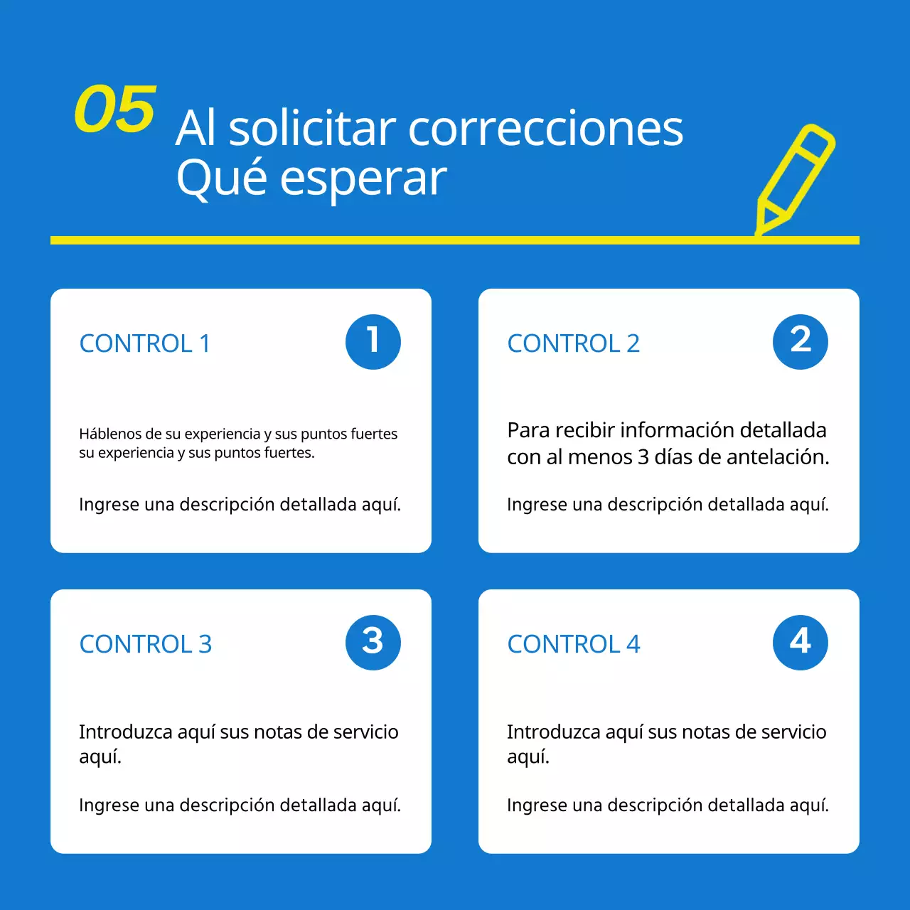Promover una sencilla sesión de tutoría en azul claro y amarillo