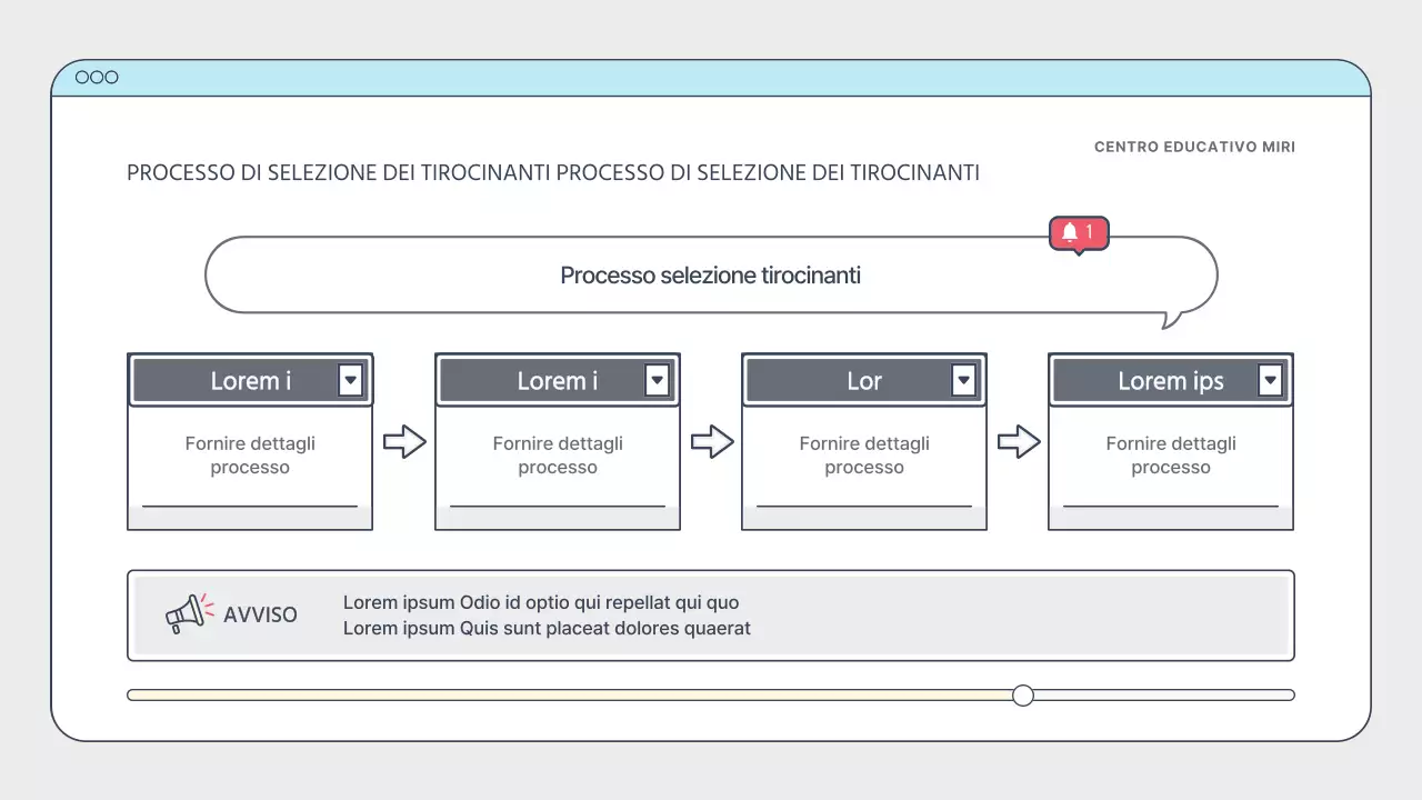 Guida alla formazione del creatore semplice, bianca e azzurra