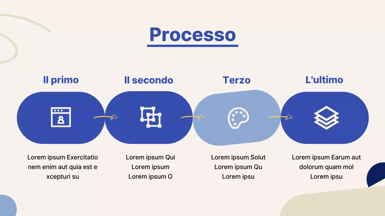 Una guida ai marchi di tendenza delle piccole imprese in blu e giallo