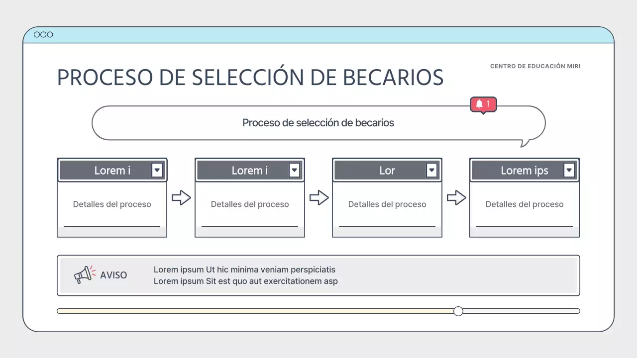 Sencilla guía de formación de creadores en blanco y azul claro