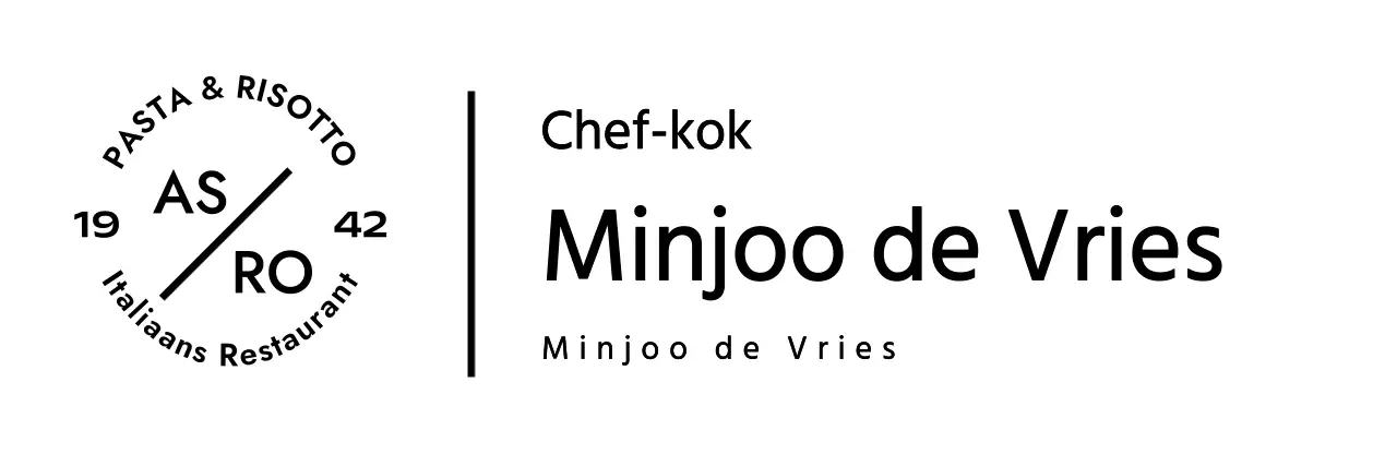 Italiaanse restaurant naambadge met een moderne twist