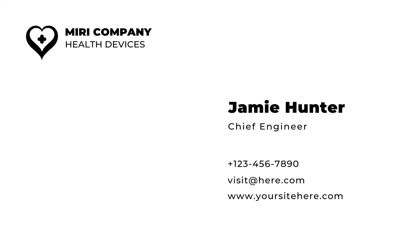 Black Professional Business Card