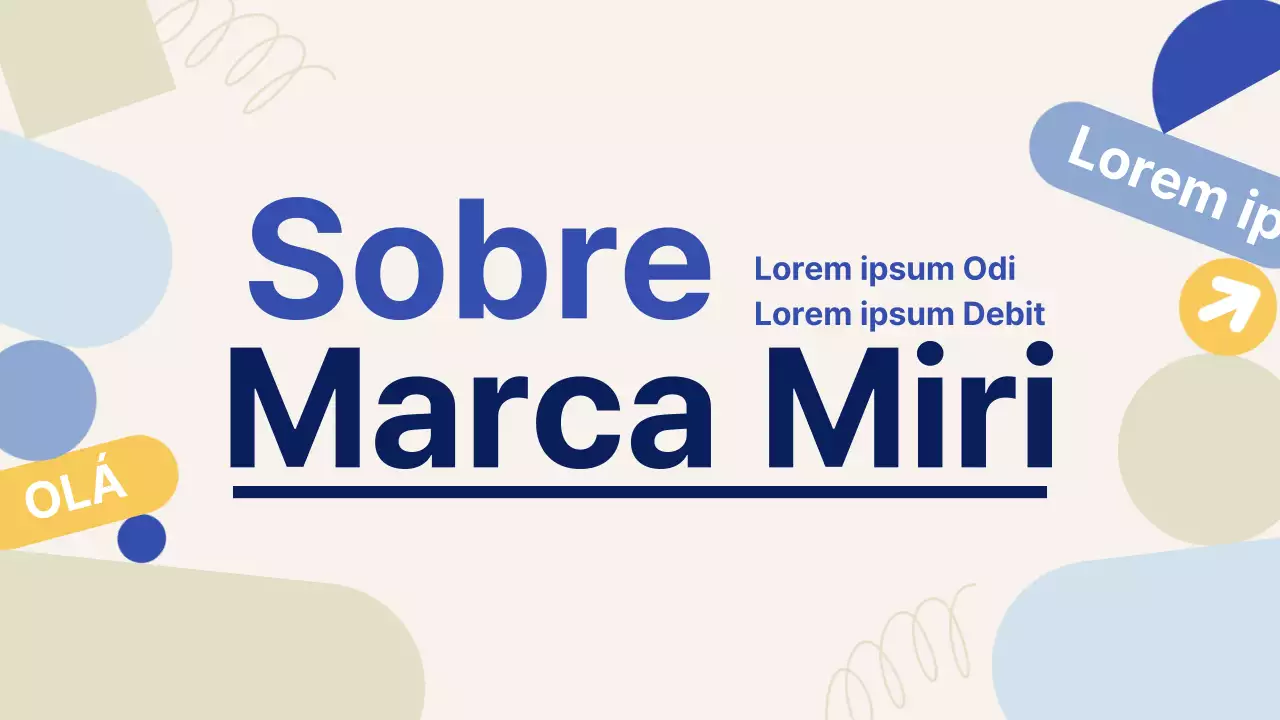 Um guia para marcas de pequenas empresas na moda em azul e amarelo