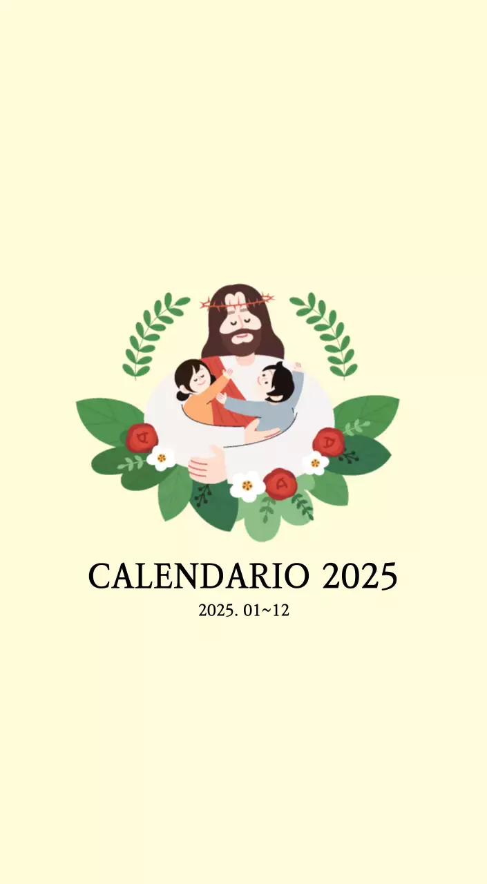 Colori caldiChiese con simpatiche illustrazioni