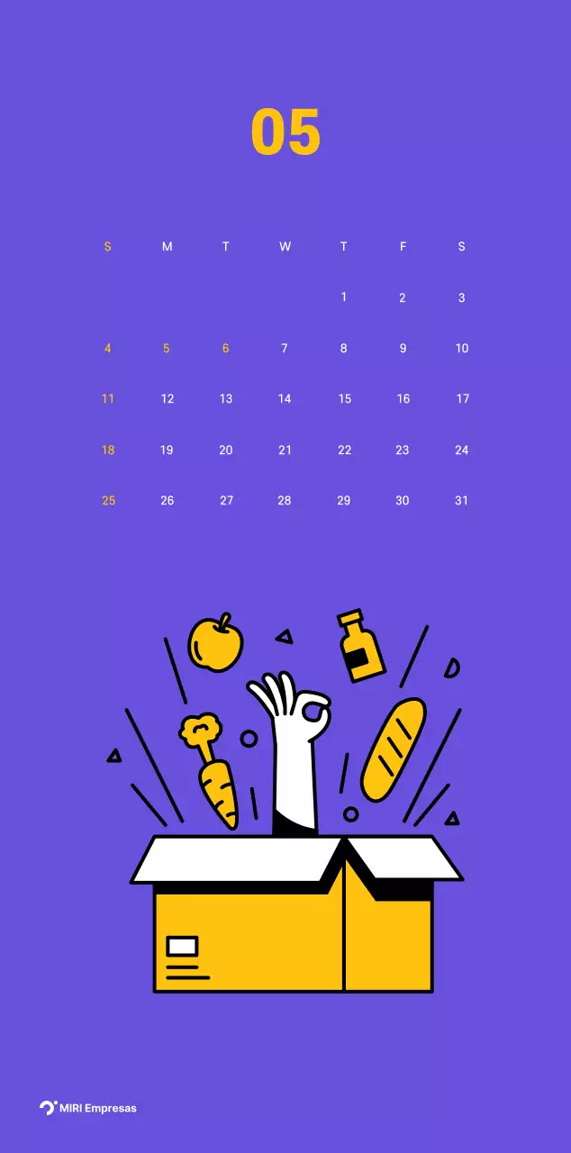 Ilustración de líneas limpias sobre fondo morado