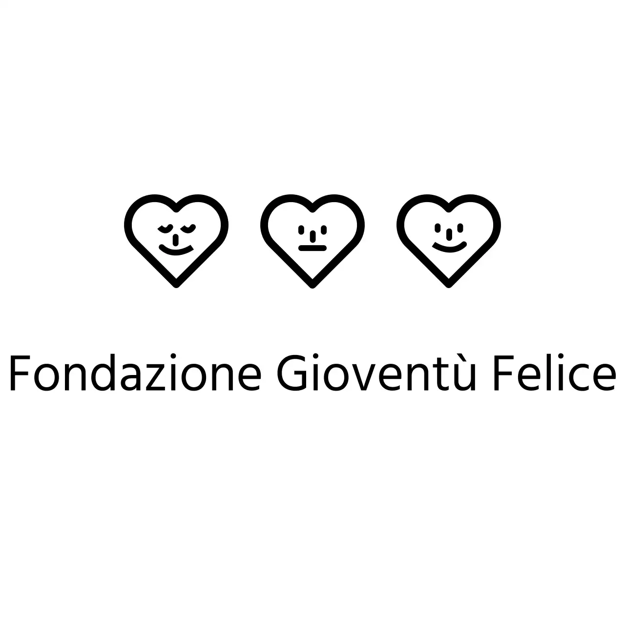 Biglietto da visita con logo semplice nero