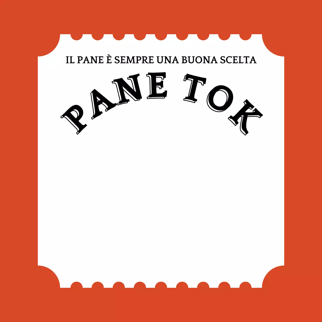 Panificio Merce a forma di biglietto Merce SmartTalk