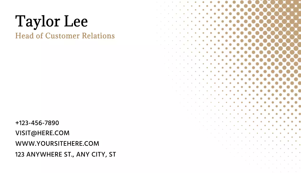 White Minimal Business Card