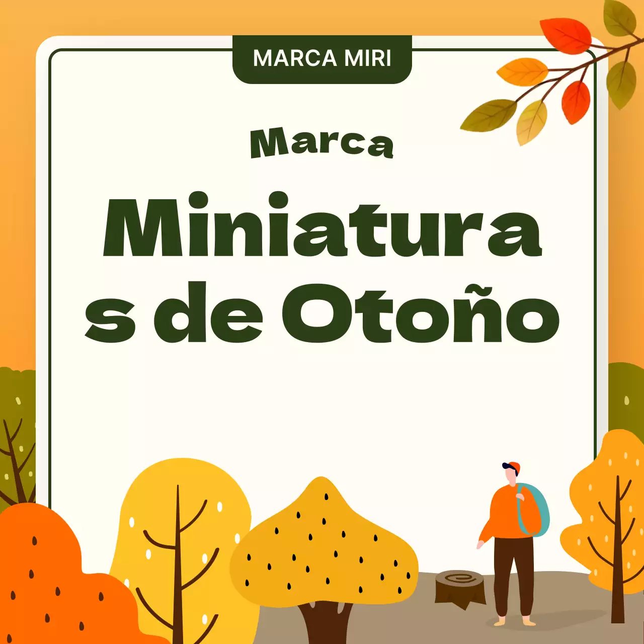 Promoción Otoño Naranja