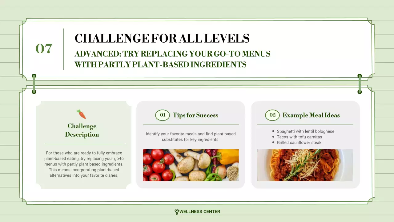 Green Simple Wellness Promotion Presentation