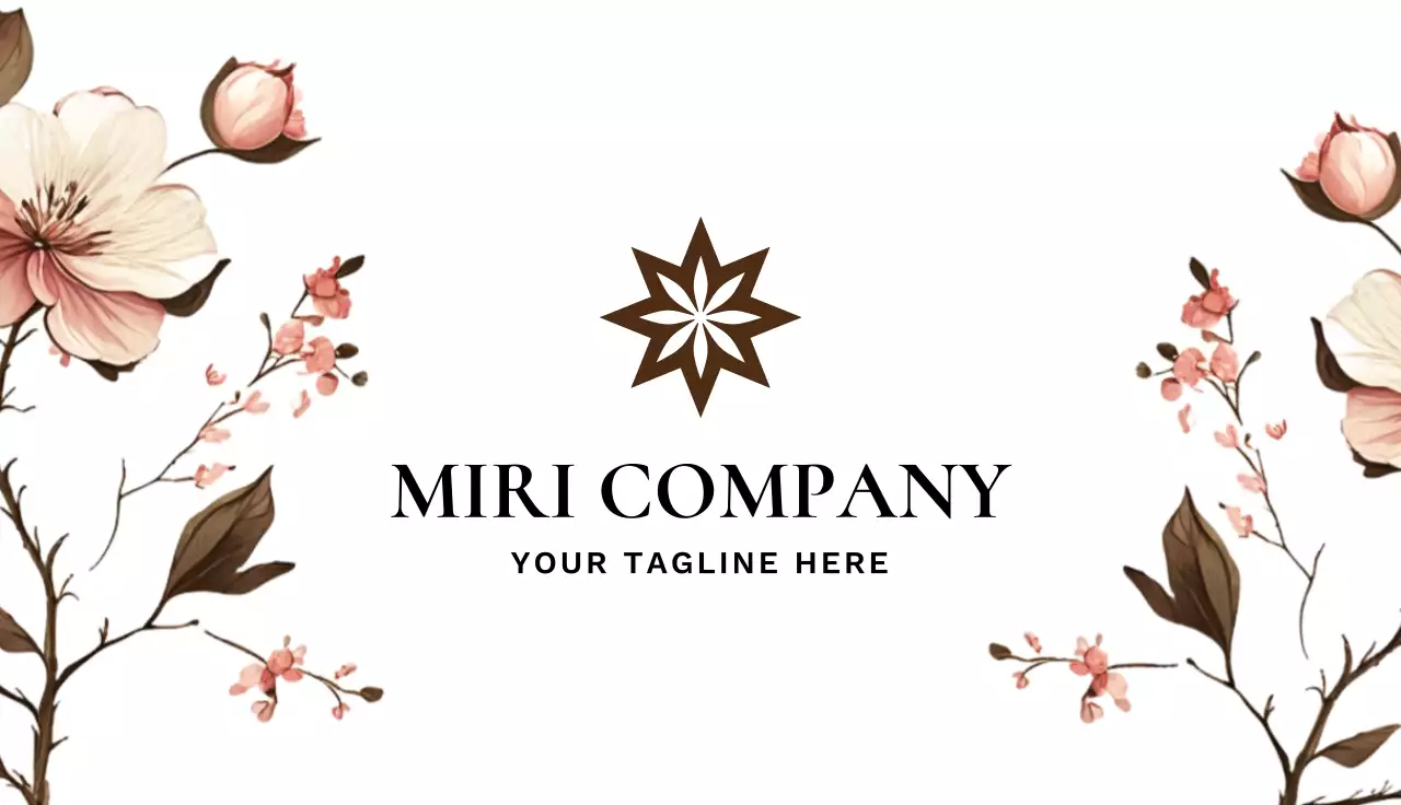 Brown Elegant Business Card