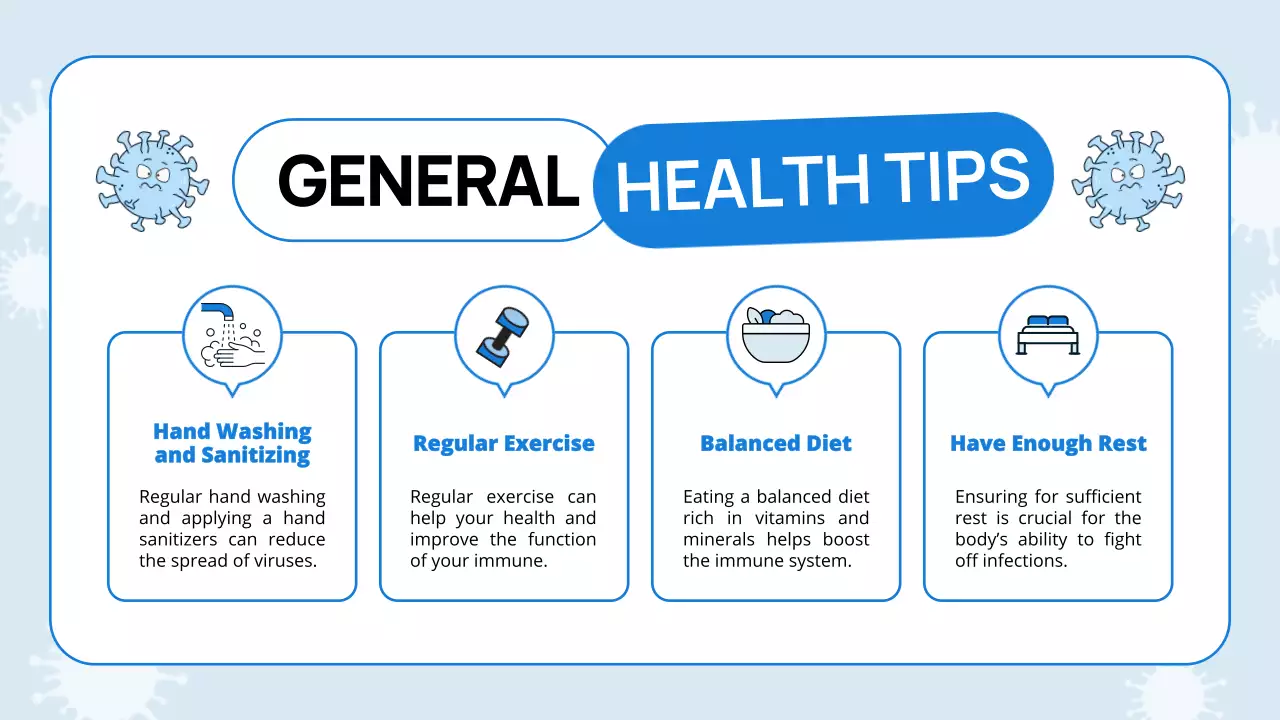 Blue Simple Healthcare Guideline Presentation