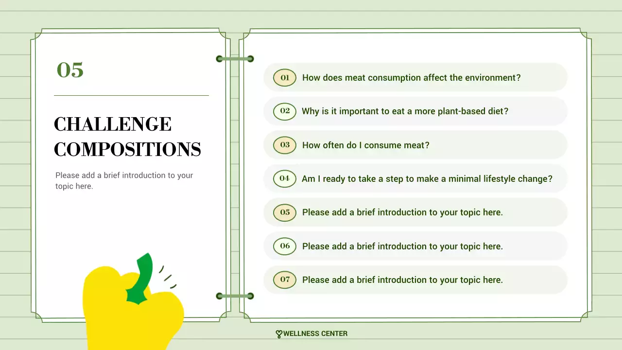 Green Simple Wellness Promotion Presentation